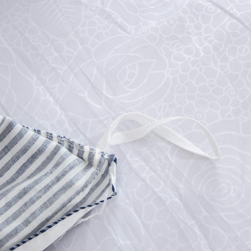 CLOTHKNOW Kids Queen Duvet Cover Sets 3Pcs White Blue Cars Bedding Sets Aircraft Vehicles Queen Duvet Cover Cartoon Bedding Comforter Cover Sets - Image 5